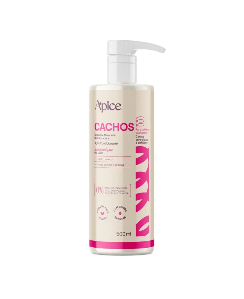 Gelatina Ativadora Cachos Apice Nova Fragrância 500Ml