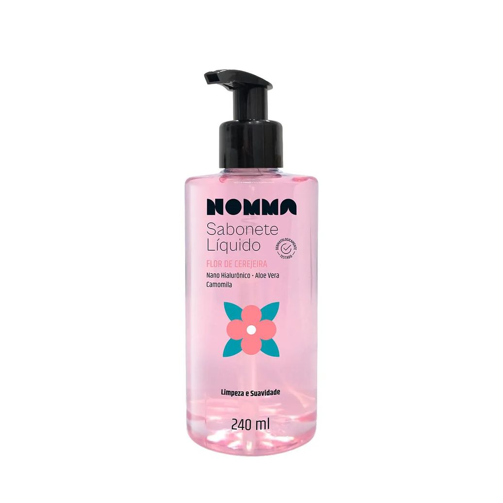 Nomma Healthy Flor de Cerejeira - Sabonete Líquido Corporal 240Ml
