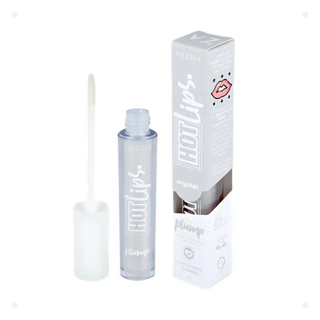 Gloss Labial Vizzela Hot Lips Crystal