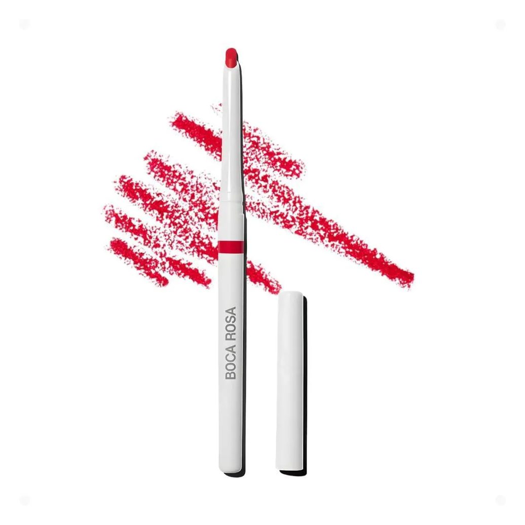 Lápis Contorno Labial Boca Rosa Vermelho Intenso