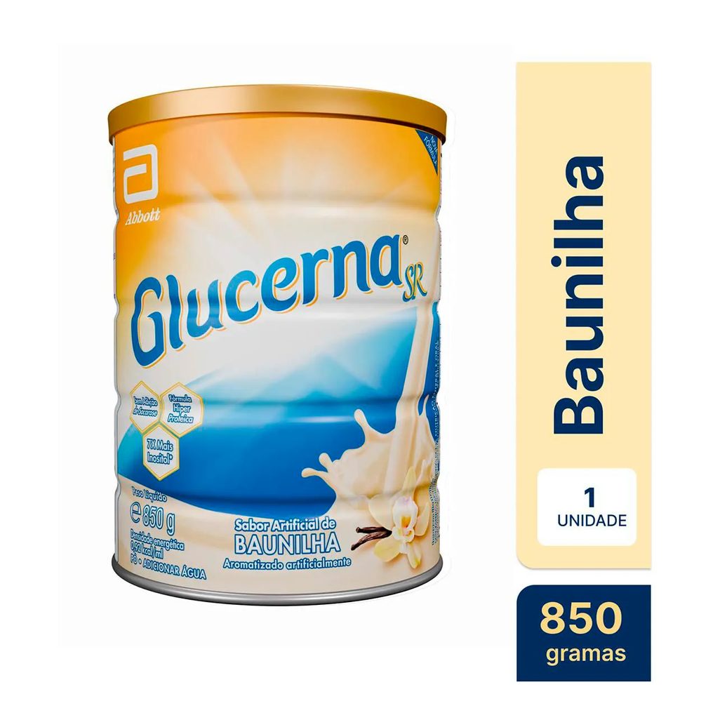 Suplemento Alimentar Glucerna SR Baunilha 850g