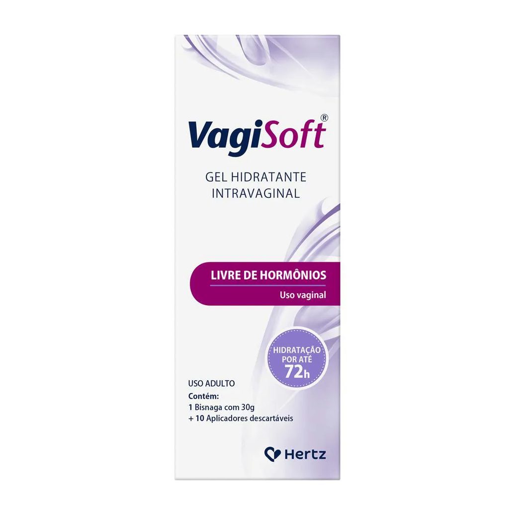 Vagisoft Gel Hidratante Intravaginal C/1 Bisnaga 30G - Hertz