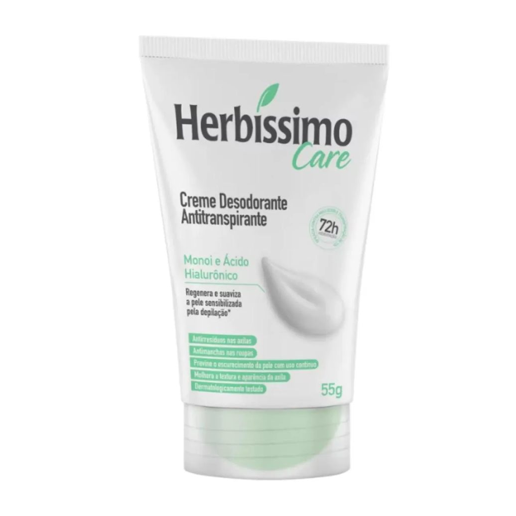 Desodorante Bisnaga Herbissímo 55G Monoiacido Hialuronico