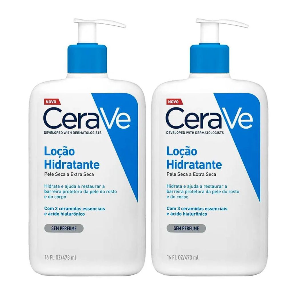 Cerave Kit com Duas Loções Hidratantes