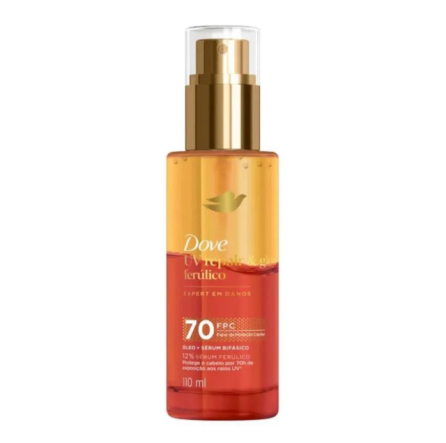 Dove Óleo Sérum Bifásico Uv Repair Glow Ferúlico 110Ml