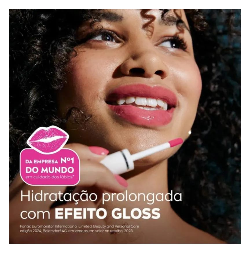 Hidratante Labial Lip Oil Nivea Pink Rock 5,5Ml