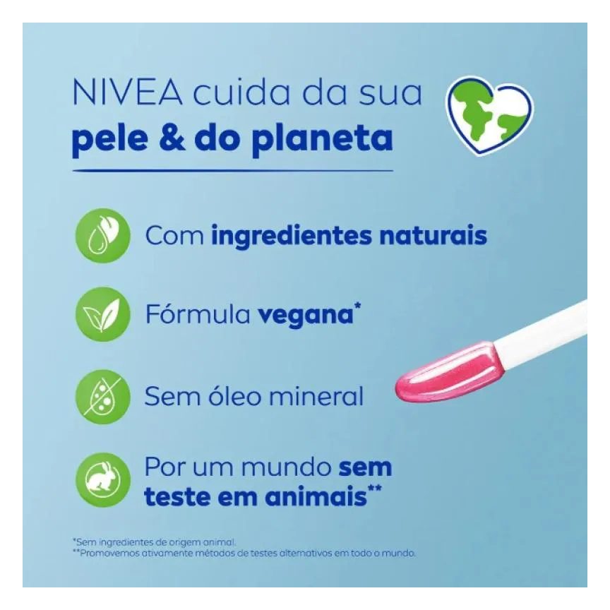Hidratante Labial Lip Oil Nivea Pink Rock 5,5Ml