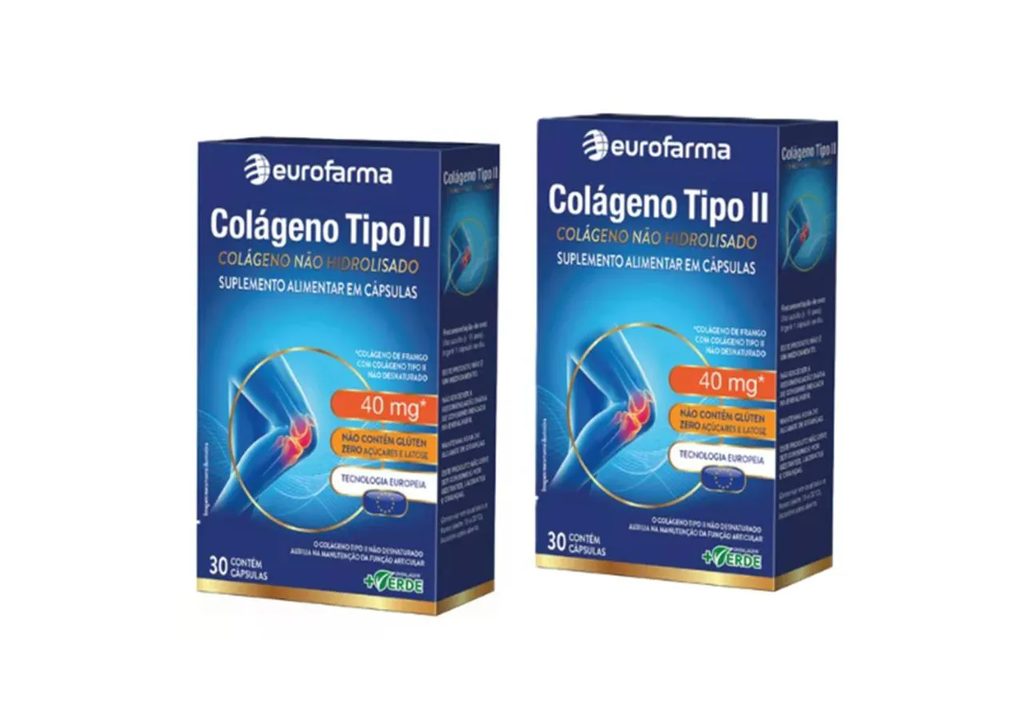 Kit 2 Colágeno Tipo 2 30 Cáps - Eurofarma