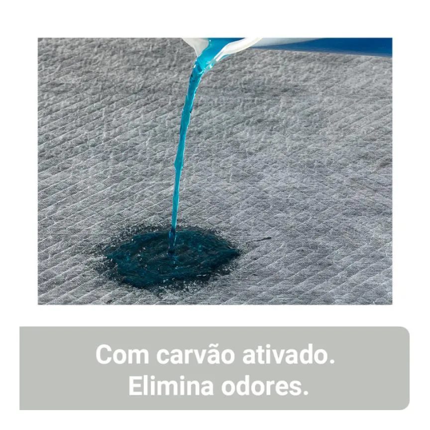 Tapete Higiênico Super Secão Slim Black 30Un 60X90Cm para Cães
