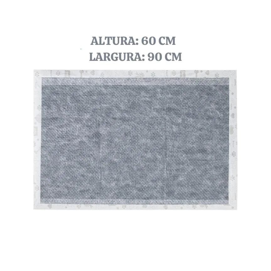 Tapete Higiênico Super Secão Slim Black 30Un 60X90Cm para Cães