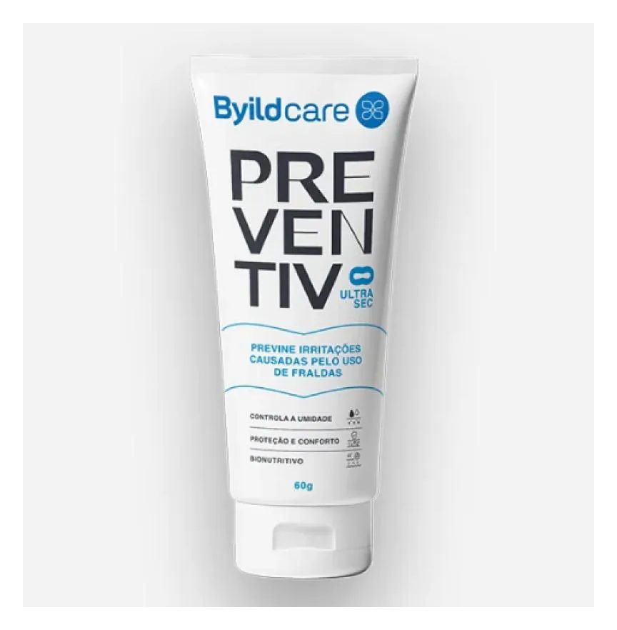 Preventiv Creme Hidratante Bionutritivo Antiatrito Ultra Sec 60g Prevenção de Assaduras - Byildcare