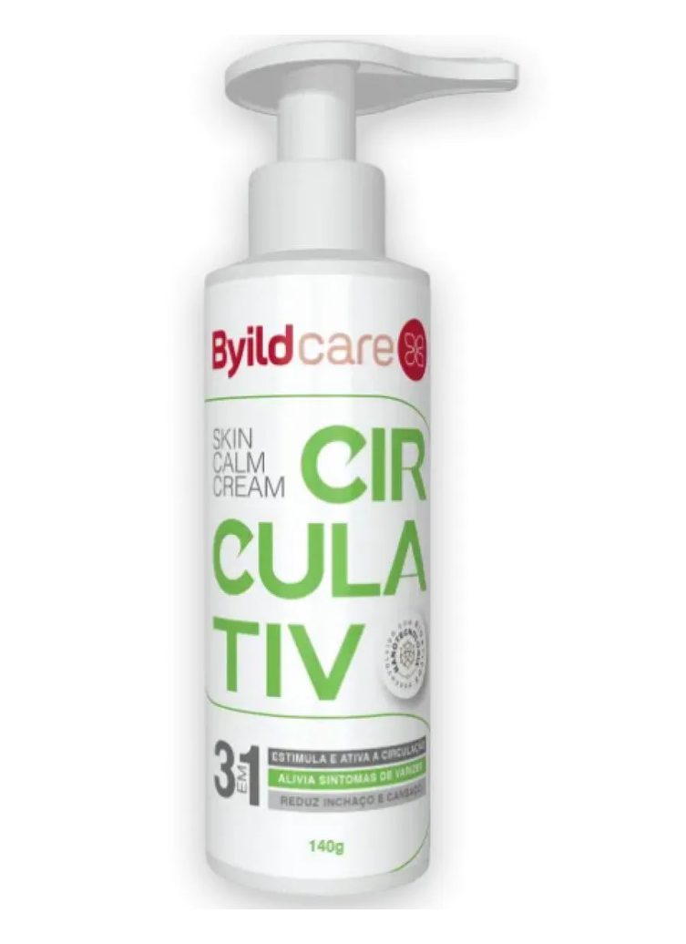 Skin Calm Circulativ Creme Drenante Circulatório 140g Byildcare