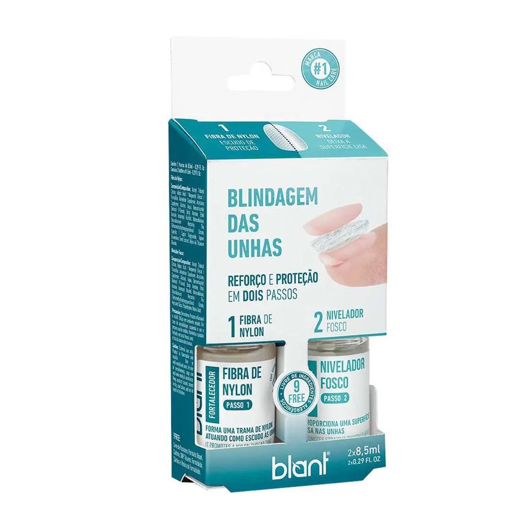 Blant Blindagem para Unhas Kit com 2 Bases