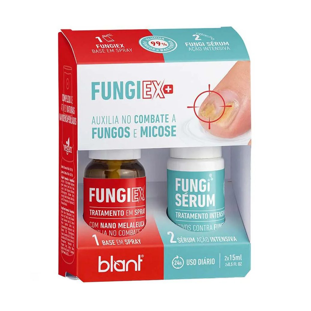 Blant Fungiex+ Kit - Base em Spray + Tratamento Intensivo