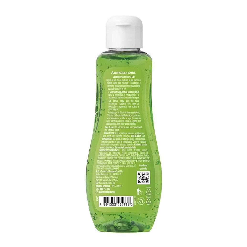 Gel Hidratante Pós Sol Australian Gold Shoothing Aloe 125g