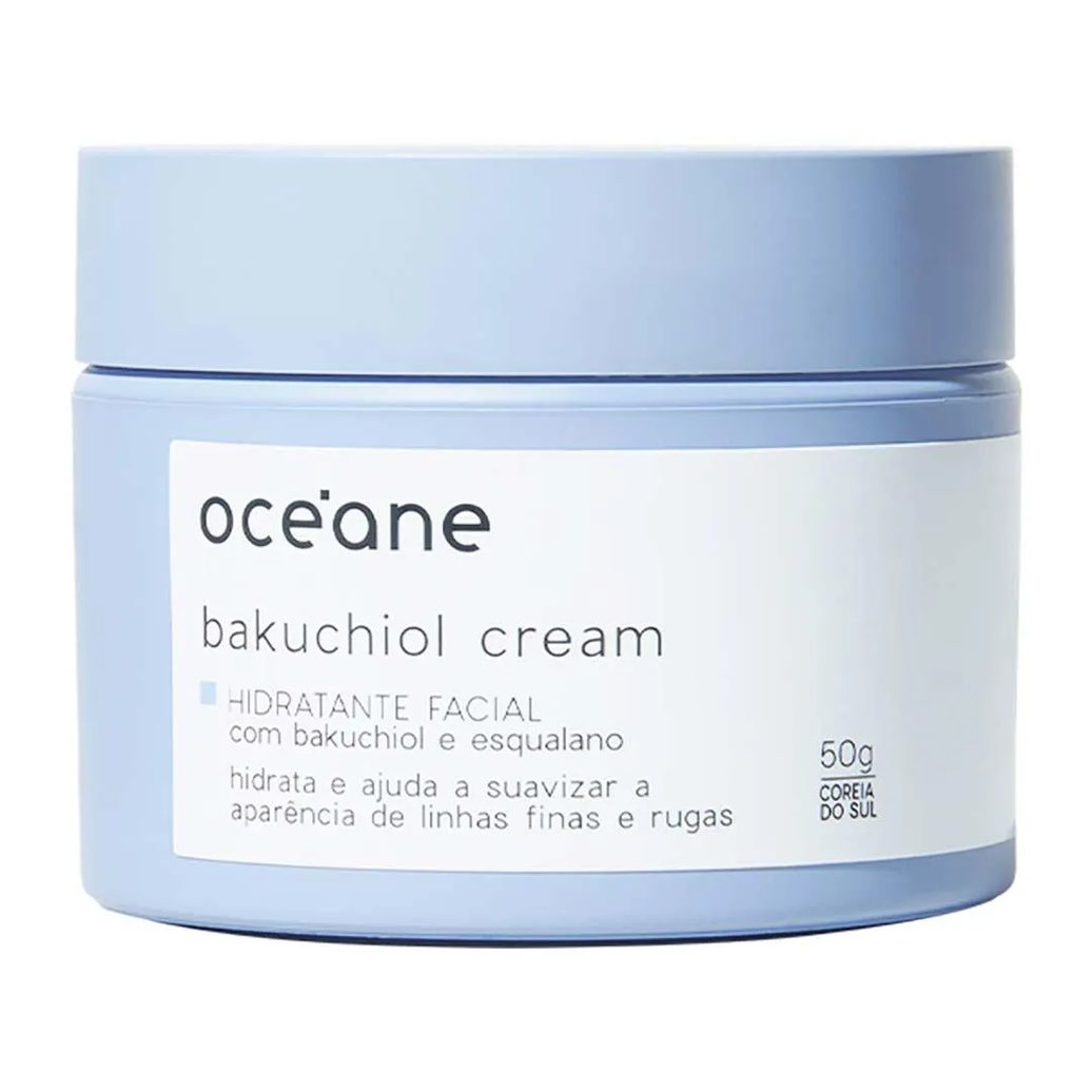 Hidratante Facial com Fito-Retinol e Esqualano Océane Bakuchiol Cream 50G