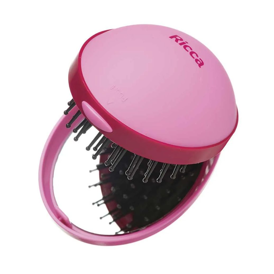Pop Up Brush Ricca- Mini Escova de Cabelos 1 UN