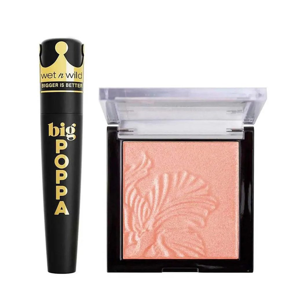 Wet N Wild Kit - Iluminador em Pó + Máscara de Cílios