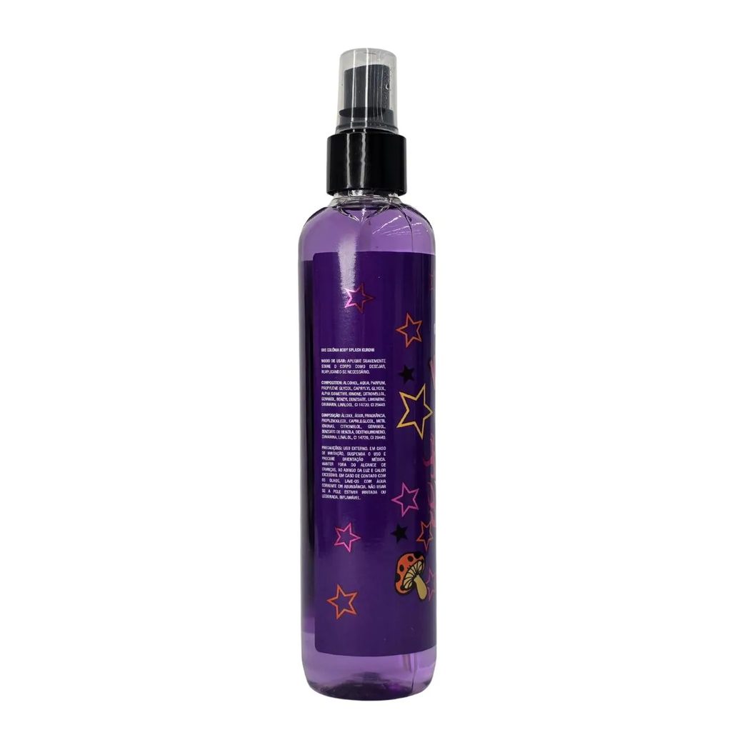 Body Splash Black Cherry Kuromi Vegano Cia. da Natureza 240Ml