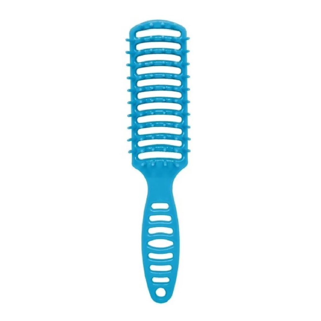 Escova de Cabelo Retangular Vazada Pop Color Ref. 600Ac Isacare