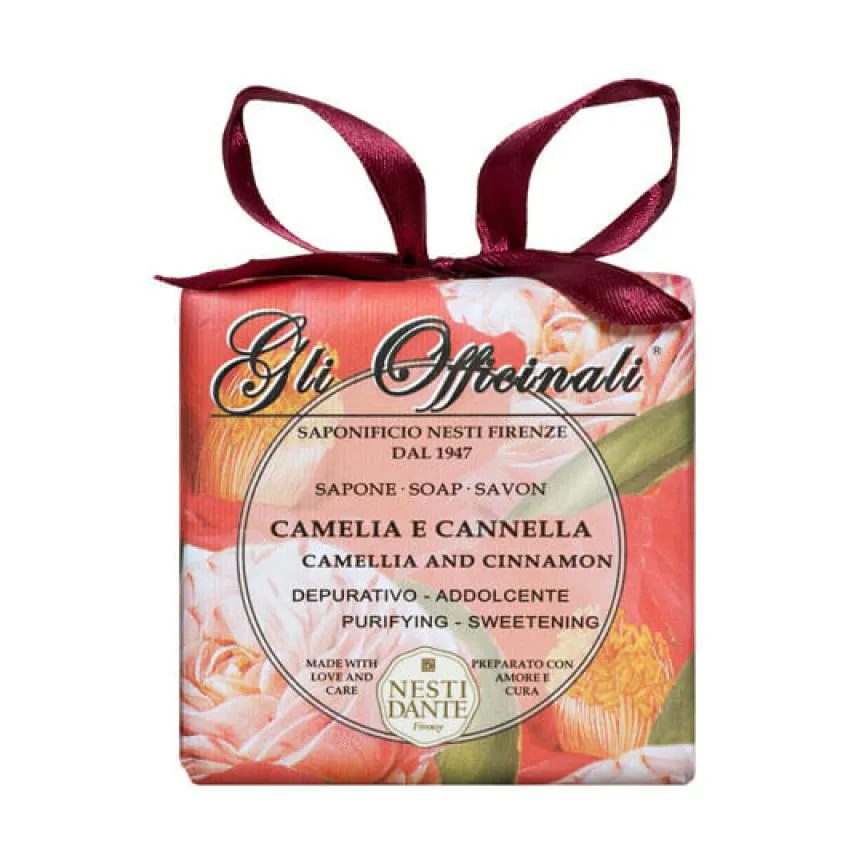 Gli Officinali Camélia com Canela Nesti Dante - Sabonete Perfumado em Barra 200g