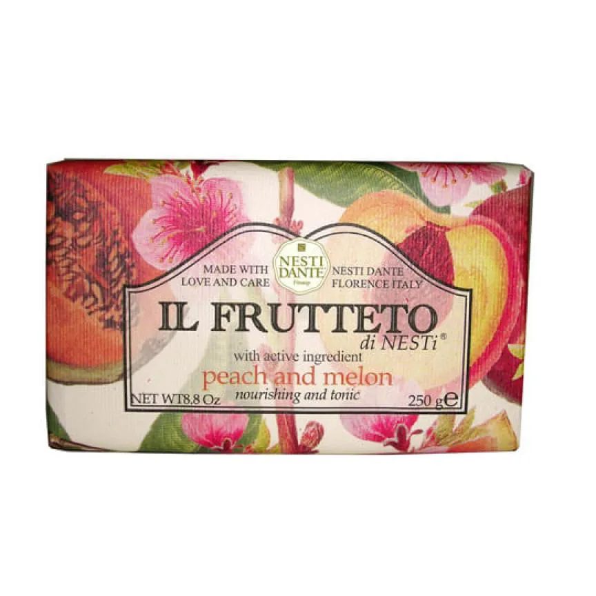 Il Frutteto Pêssego com Melão Nesti Dante - Sabonete Frutal em Barra 250g