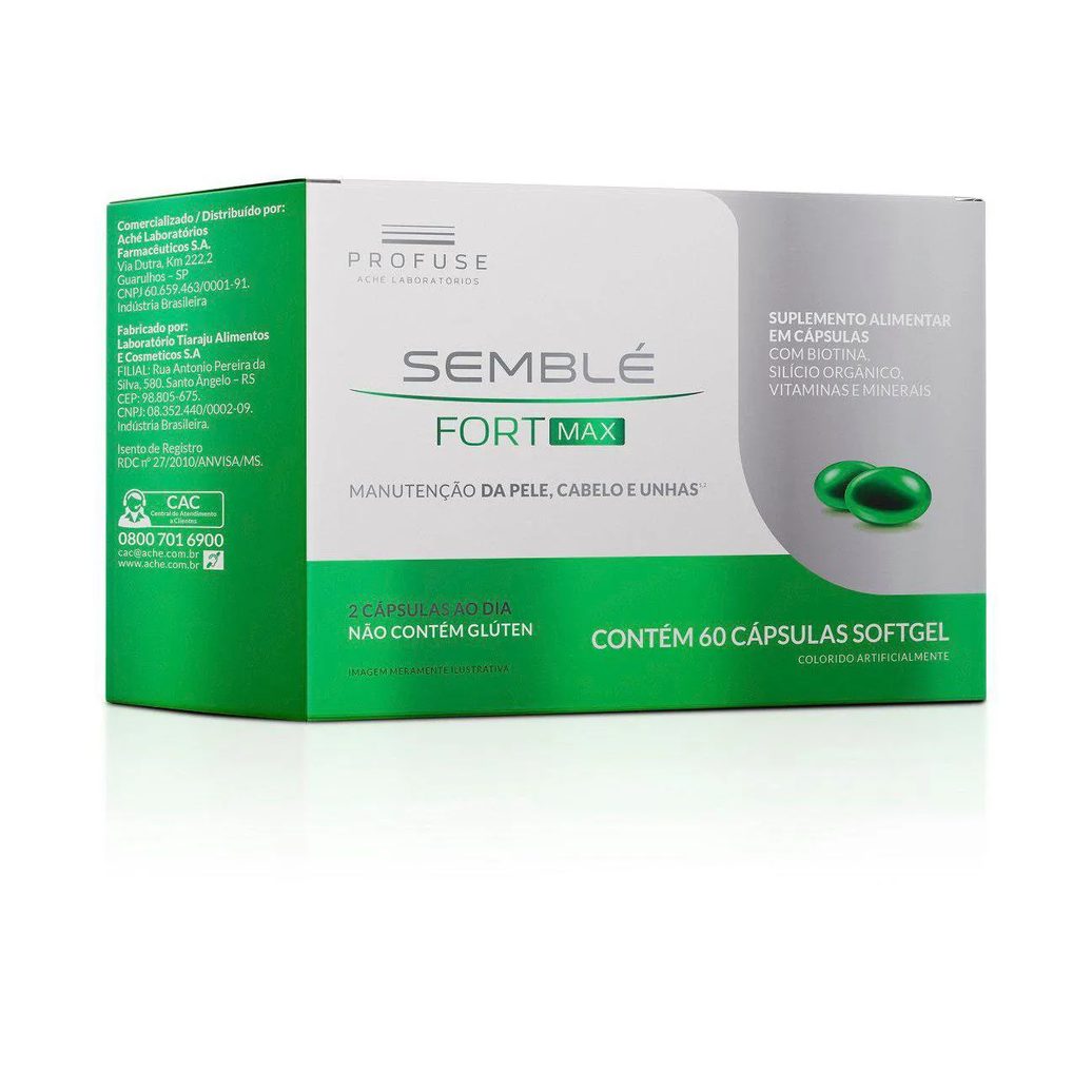 Polivitamínico Semblé Fort Max 60 cápsulas