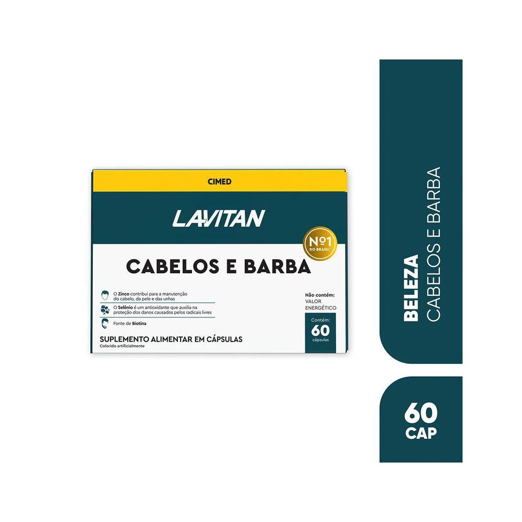 Polivitamínico Pantogar Unhas 60 cápsulas