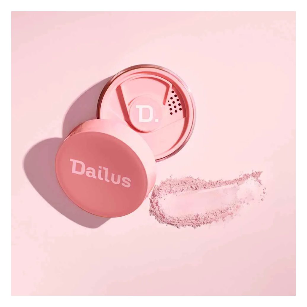 Pó Solto Facial Ultrafino Dailus Rosa