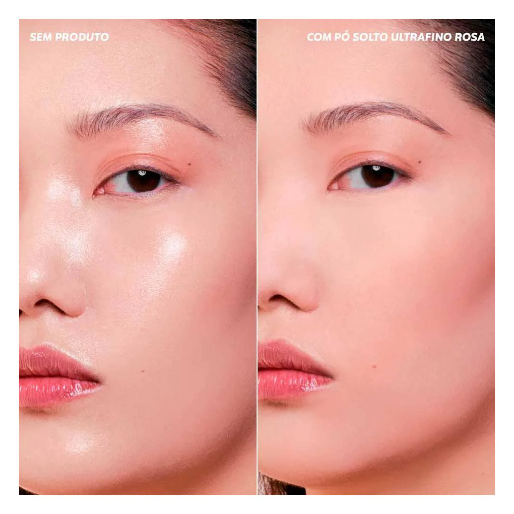 Pó Solto Facial Ultrafino Dailus Rosa