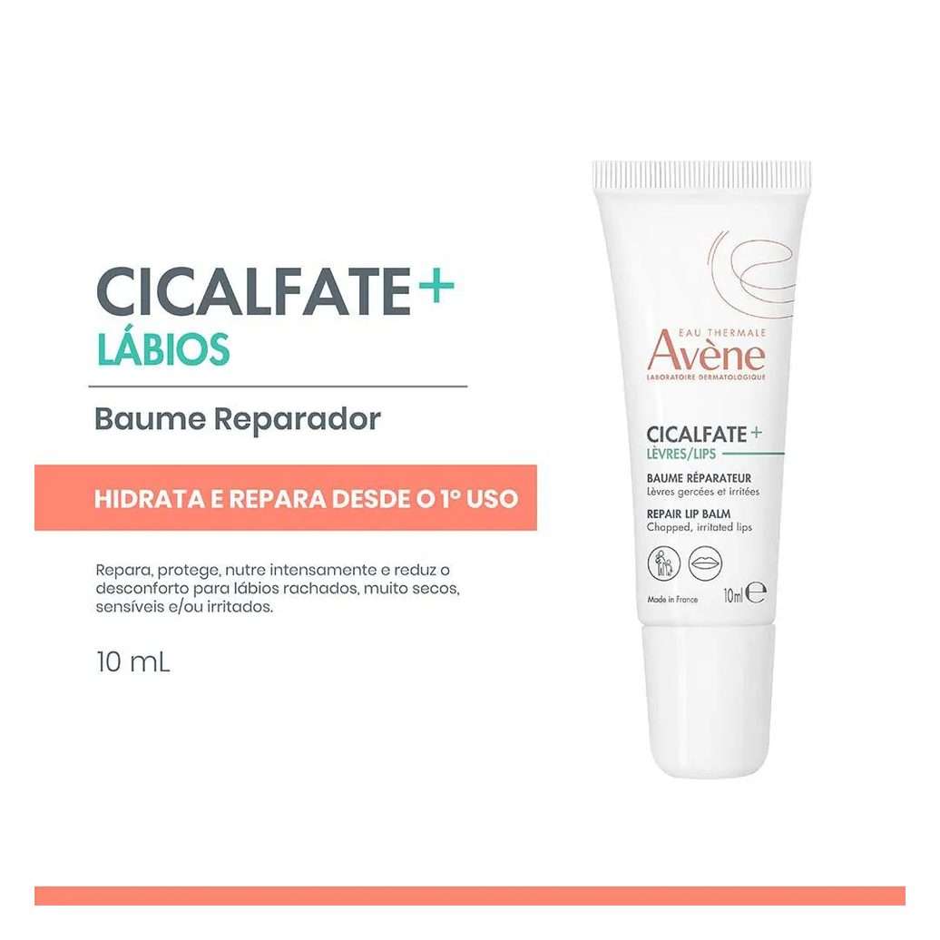 Bálsamo Reparador Labial Avène - Cicalfate Lábios 10ml