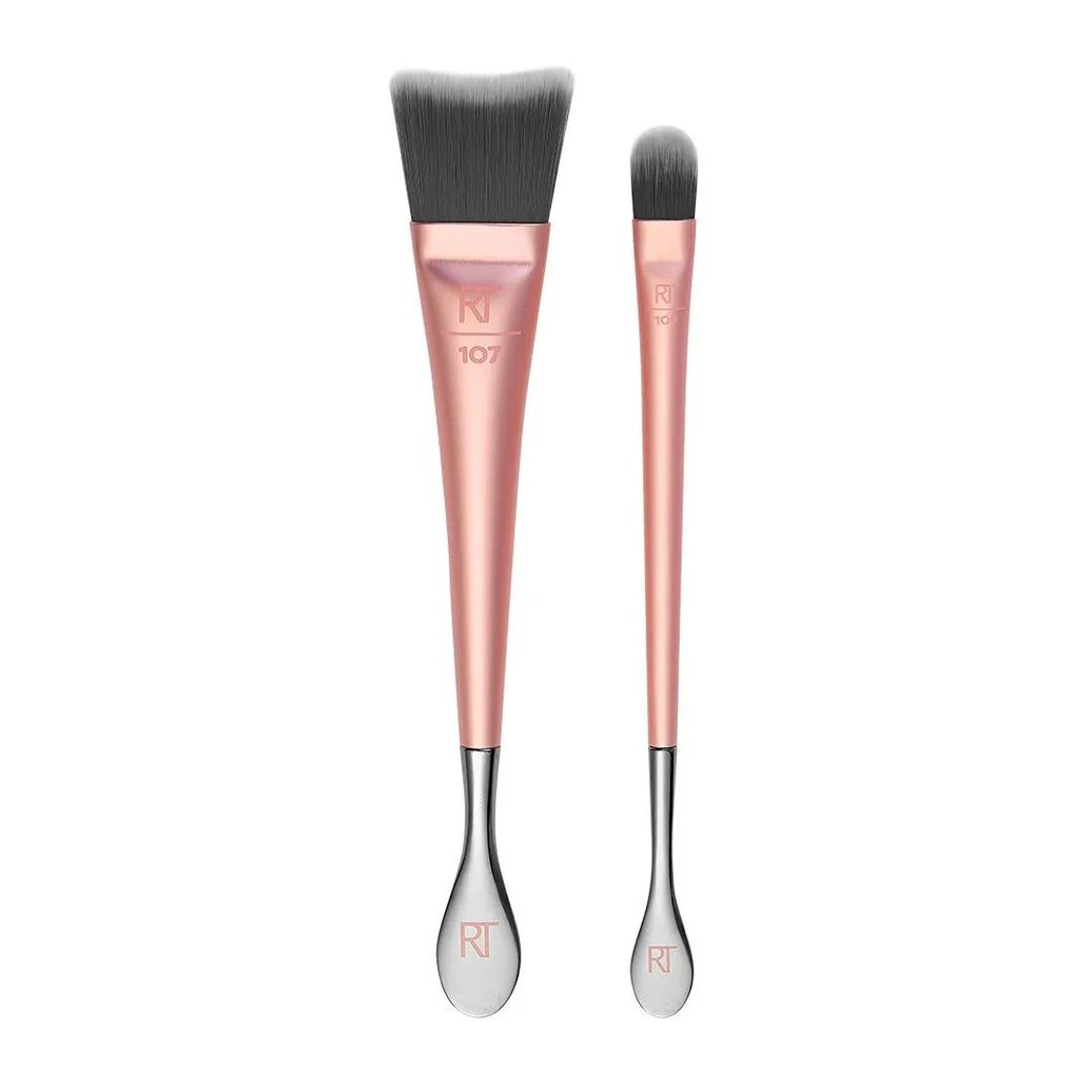 Real Techniques Kit - Pincel + Espátula Rosto e Olhos