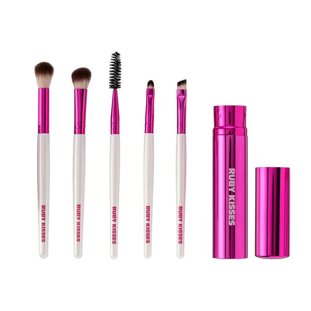 Ruby Kisses Kit de Pincéis para Olhos