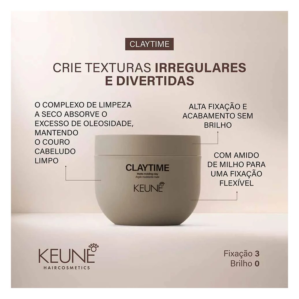 Keune Style Claytime Argila Modeladora 100ml