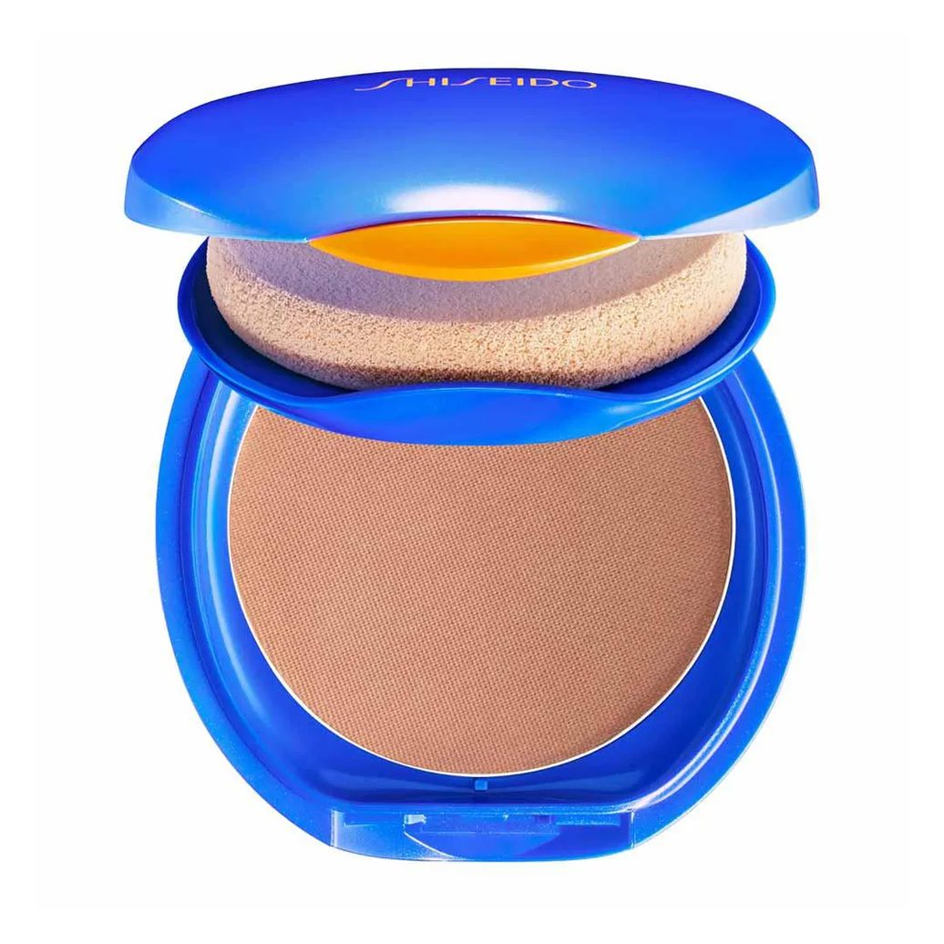 Protetor Solar Facial Compacto Refil Shiseido Uv Protective Fps 30 Dark Beige