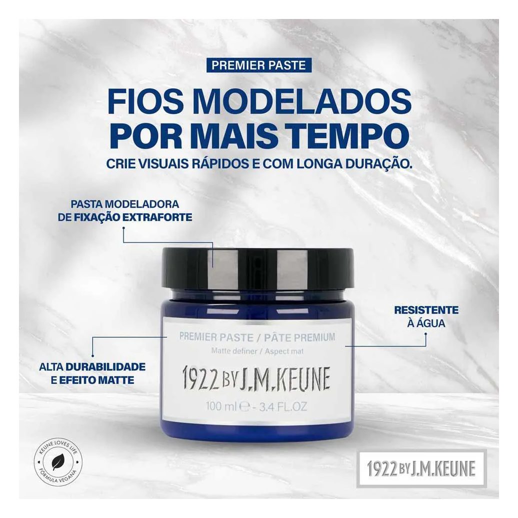 Pasta Modeladora Keune 1922 Premier 100ml