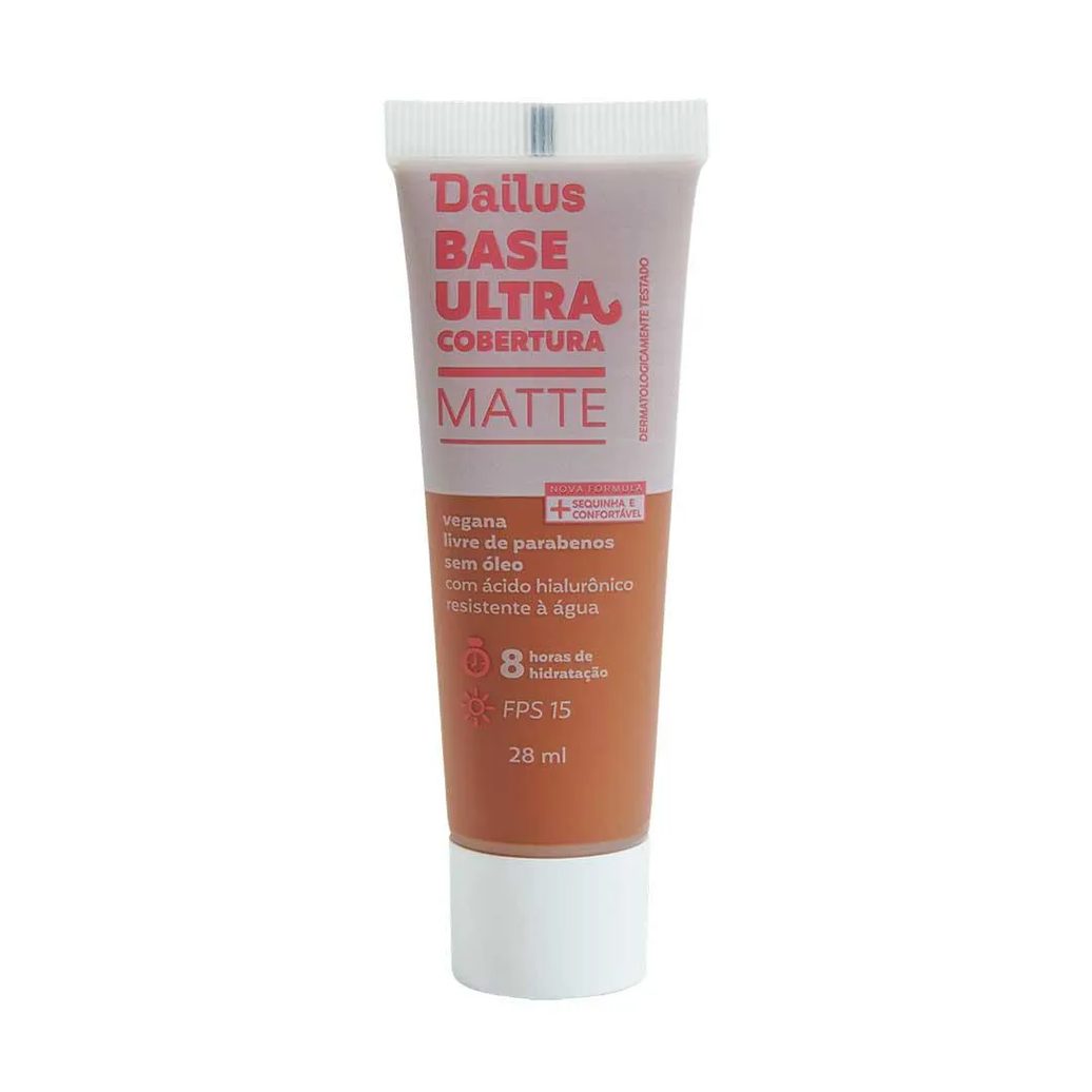 Base Matte Dailus Ultra Cobertura D10 Escuro