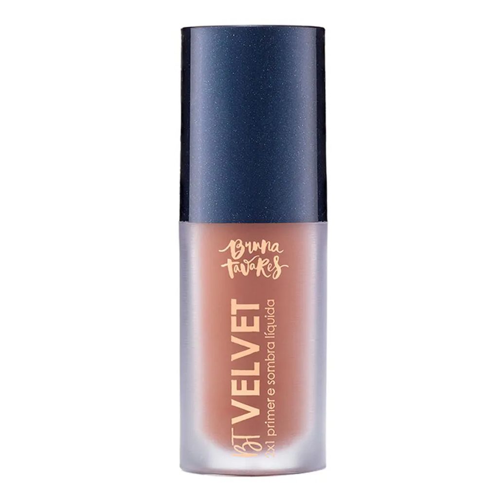 Sombra Líquida e Primer 2X1 Bruna Tavares Bt Velvet Tons Escuros Toffee