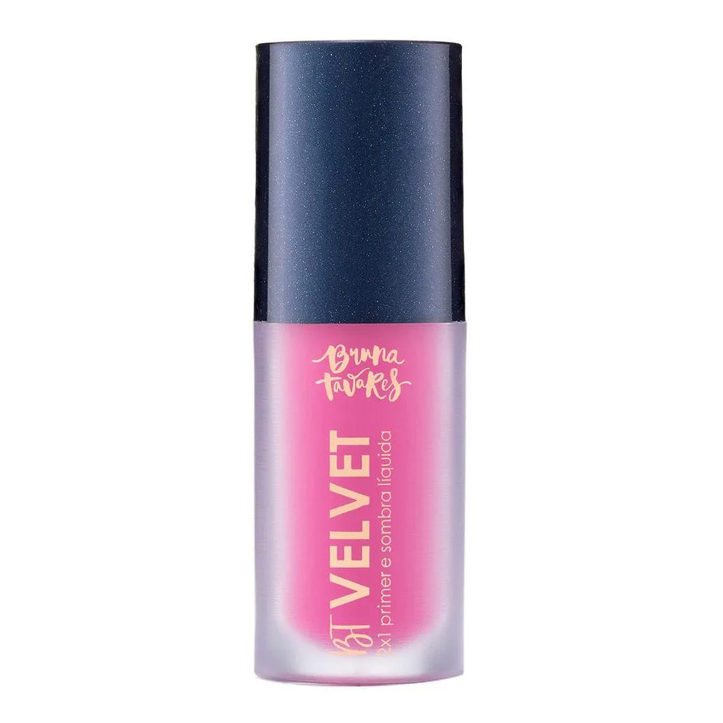 Sombra Líquida e Primer 2X1 Bruna Tavares Bt Velvet Tons Coloridos Pink