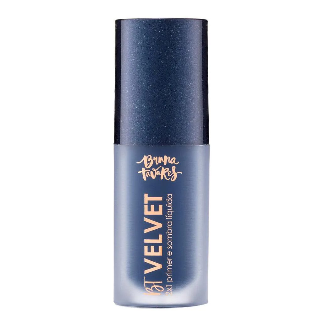 Sombra Líquida e Primer 2X1 Bruna Tavares Bt Velvet Tons Escuros Navy