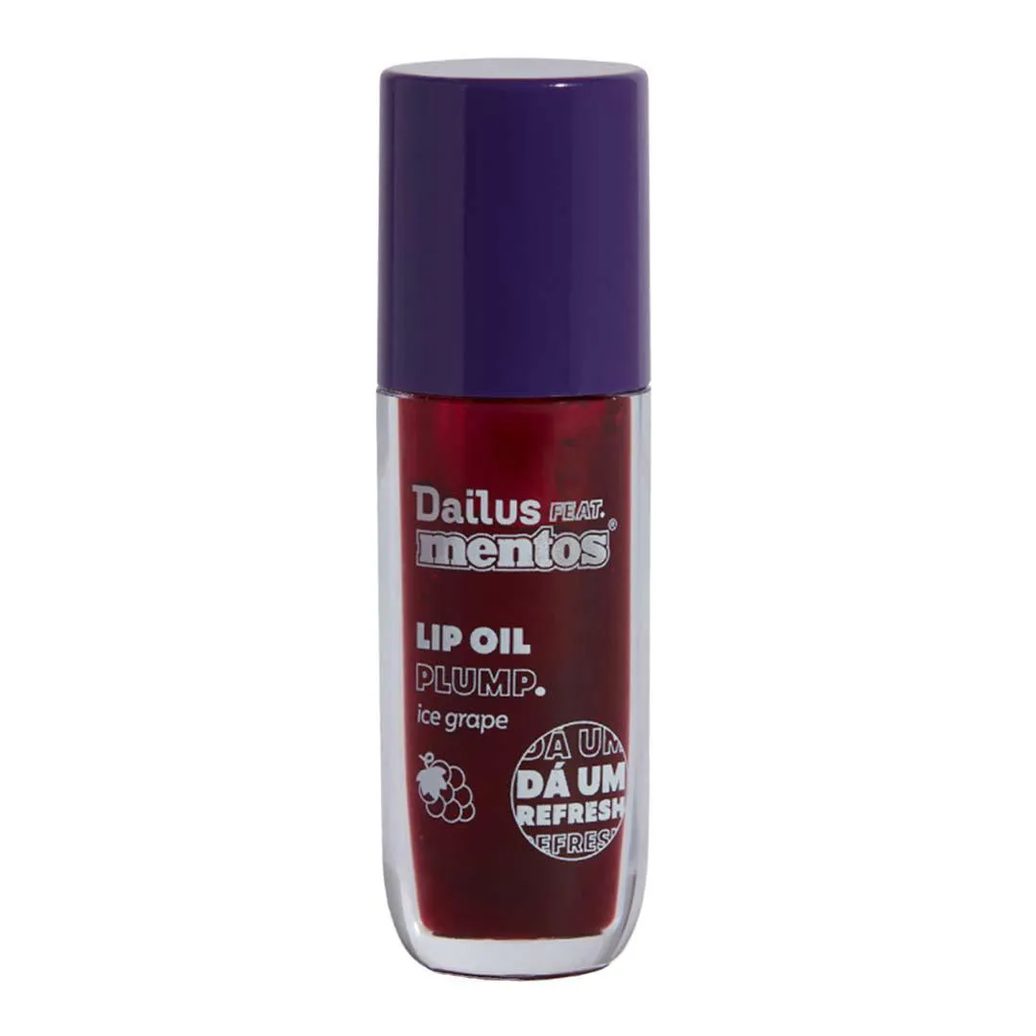 Gloss Labial Dailus Feat. Mentos - Lip Oil Plump ICE Grape