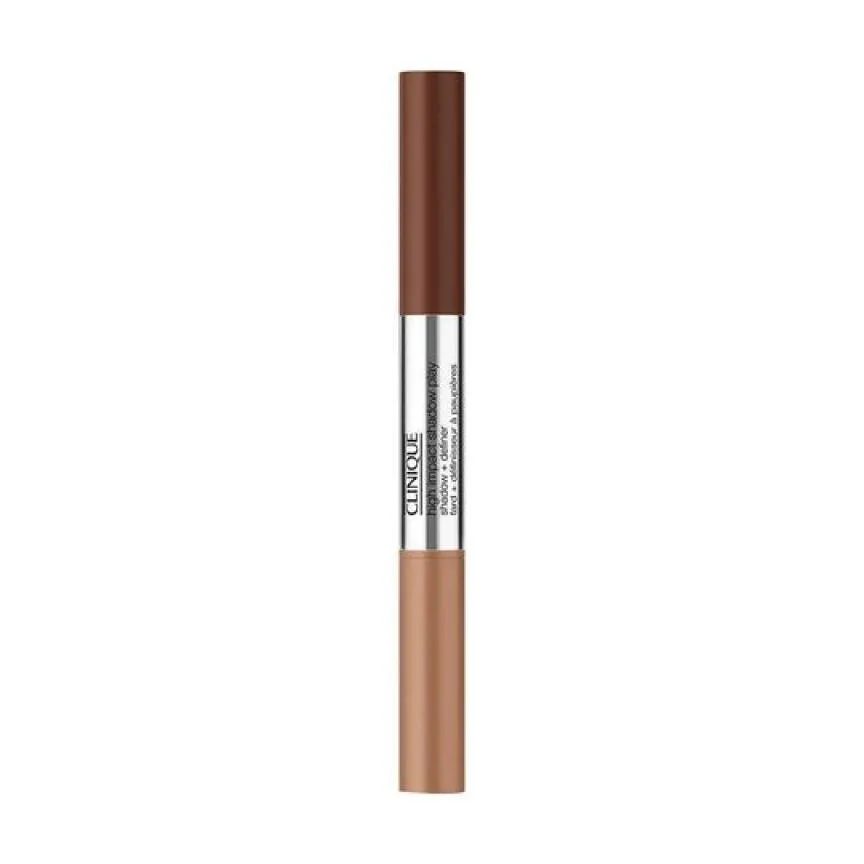 Lápis Sombra Clinique High Impact Shadow Stick Duo Flame Ember