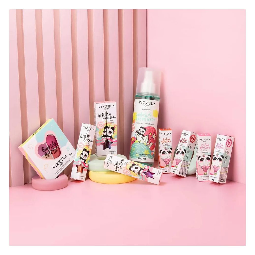 Gloss Infantil Vizzela - Brilha Brilha Aurora