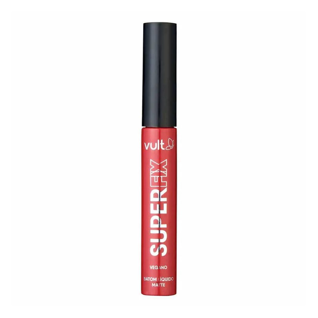 Batom Líquido Matte Vult - Super Fix 5Ml Vermelho Profundo