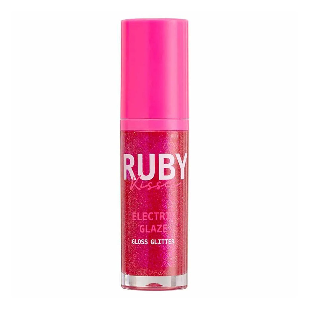 Gloss Glitter Ruby Kisses - Electric Glaze Fuchsia