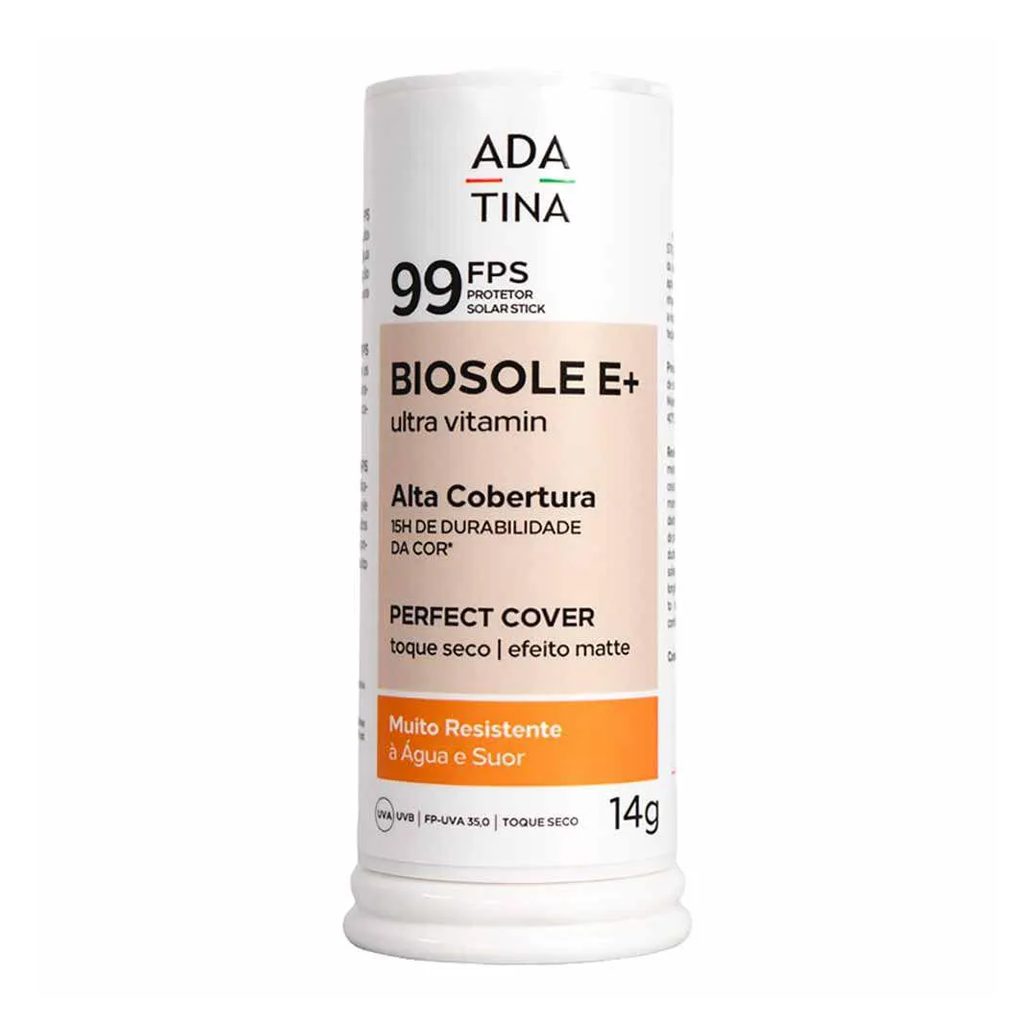 Protetor Solar Stick Clareador Biosole e Plus Ultra Vitamin Fps 99 com Cor 35 Miele