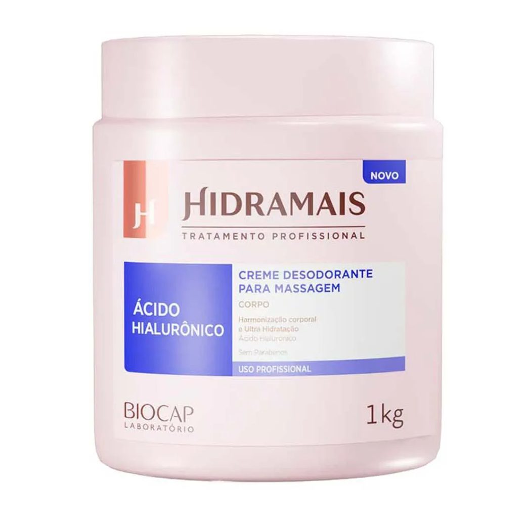 Creme Desodorante para Massagem Hidramais Ácido Hialurônico 1KG