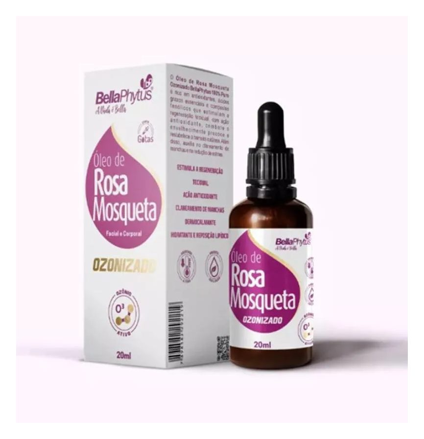 Óleo de Rosa Mosqueta Ozonizado Bellaphytus 20Ml