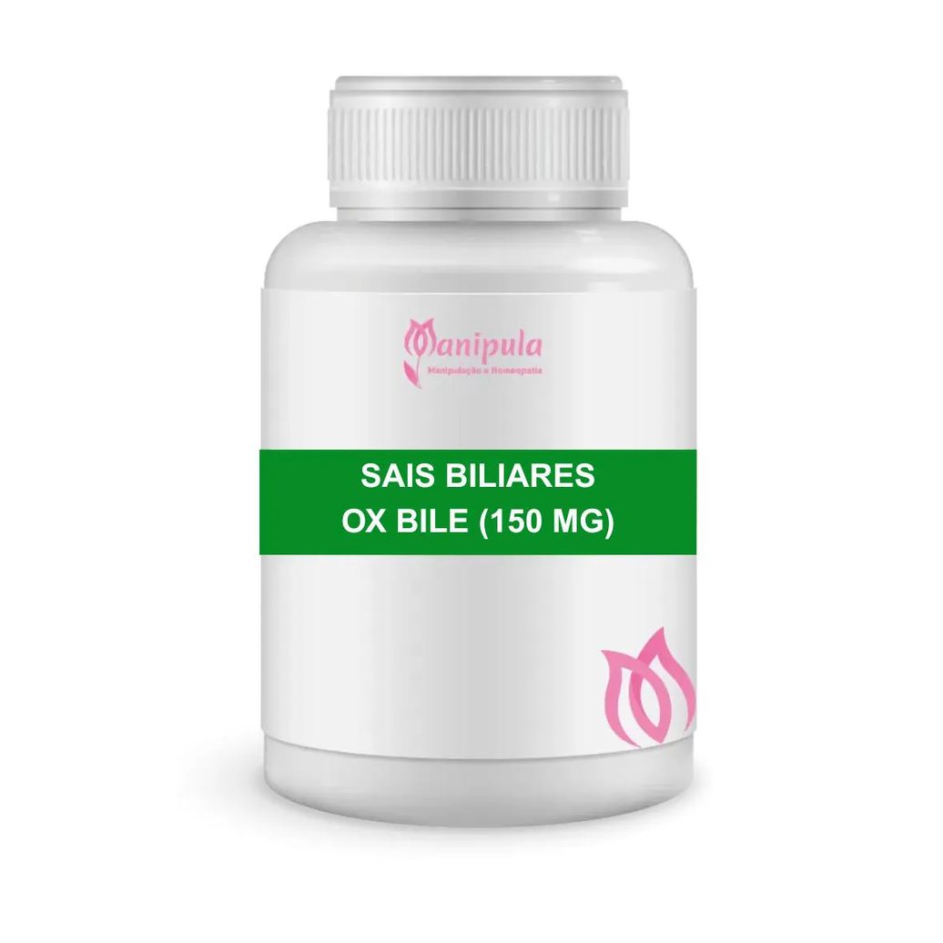 Sais Biliares (ox Bile) 150 Mg - Suporte Digestivo e Absorção de Gorduras | 60 Doses