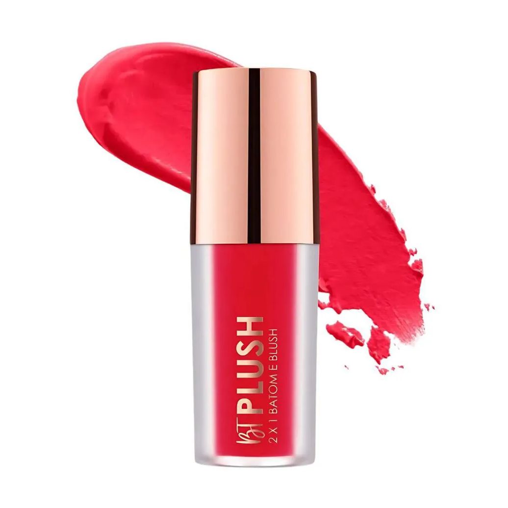 Batom e Blush Bruna Tavares Bt Plush 2x1 Ruby